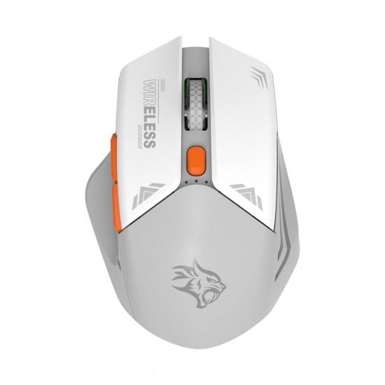 Porodo Gaming Wireless Mouse Gaming Design (1600DPI, Gray)